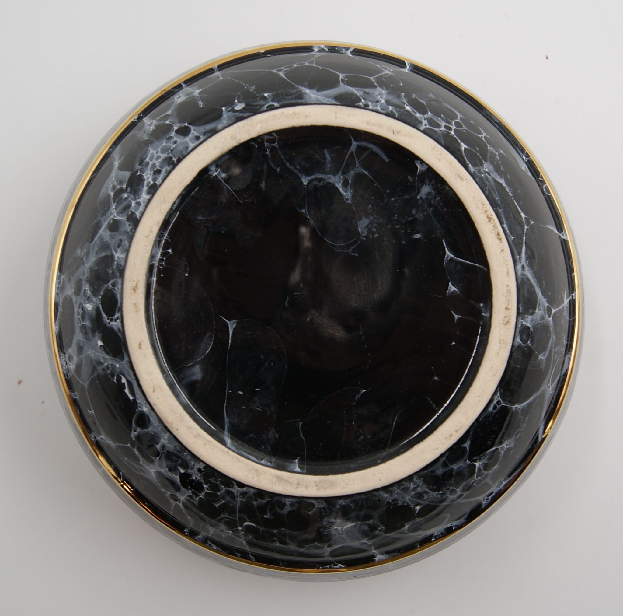 Vase toupie céramique art déco vintage