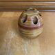Vintage Hard Stone Onyx Egg Flower Holder