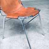 Italian Les Arcs Dining Chairs by Charlotte Perriand, 1960s, Set of 4