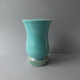Art Deco ceramic cornet vase