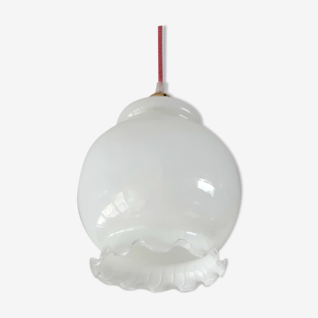 Suspension opaline vintage