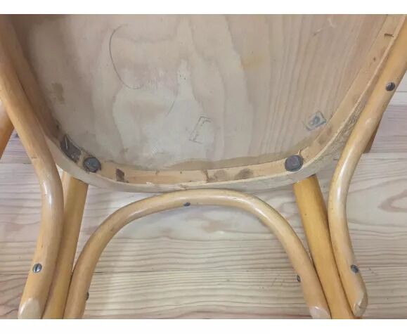4 vintage bistro chairs 60s