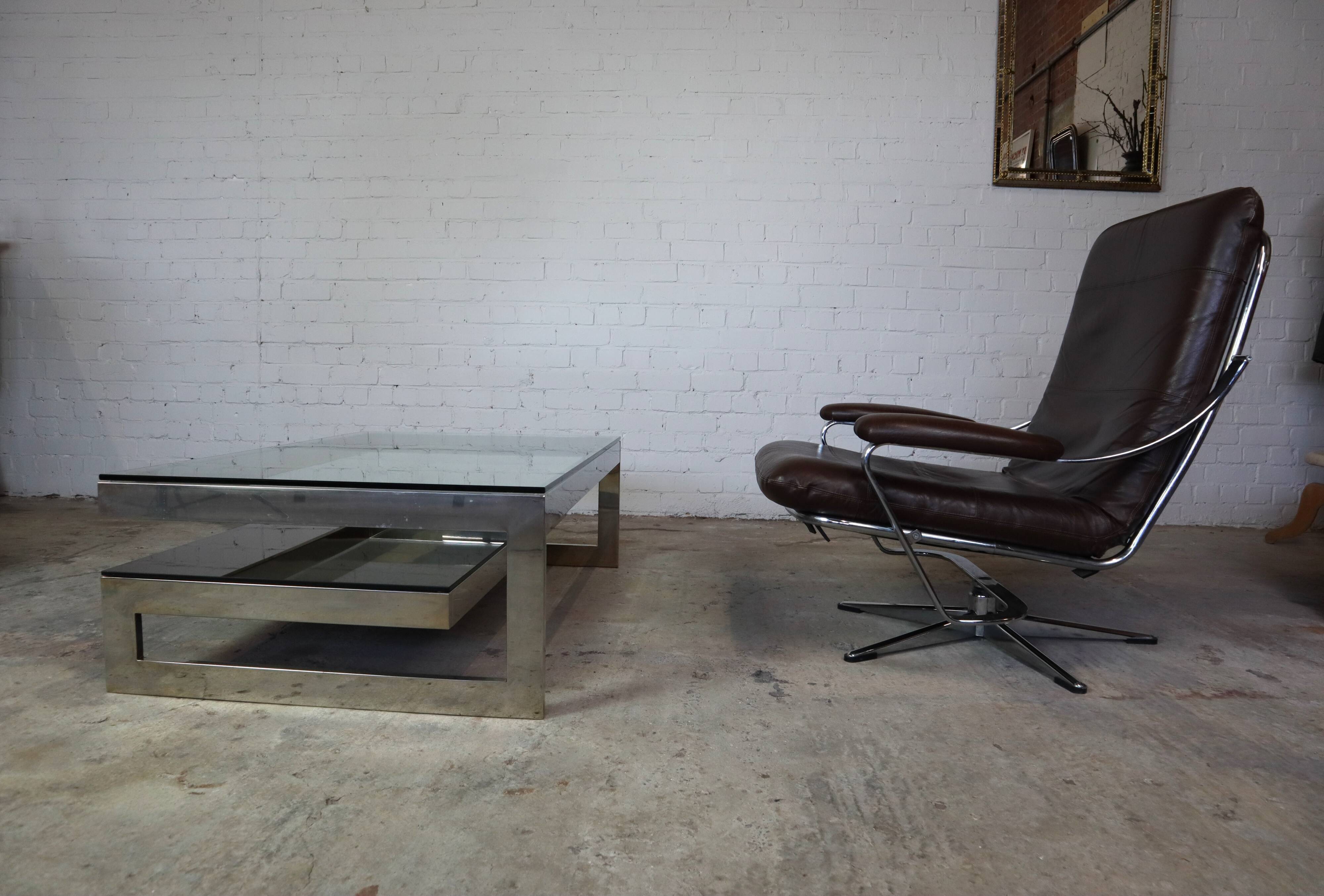 Belgo Chrom G-shape coffee table