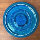 Large Rimini Blue bowl from the mid-century by Aldo Londi for Bitossi.