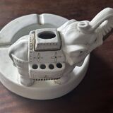 Vintage Ceramic Elephant - Ashtray and Incense Diffuser