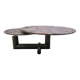 Table basse en marbre vintage par Roche Bobois, années 1980.