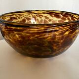 Cut centerpiece macchia turtle Italian design Murano 1960