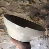 Salins France salad bowl with yellow flower decoration