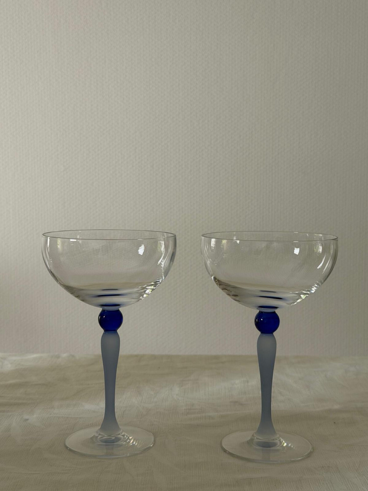 Lot 2 verres à cocktails vintage
