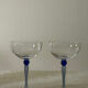 Lot 2 verres à cocktails vintage