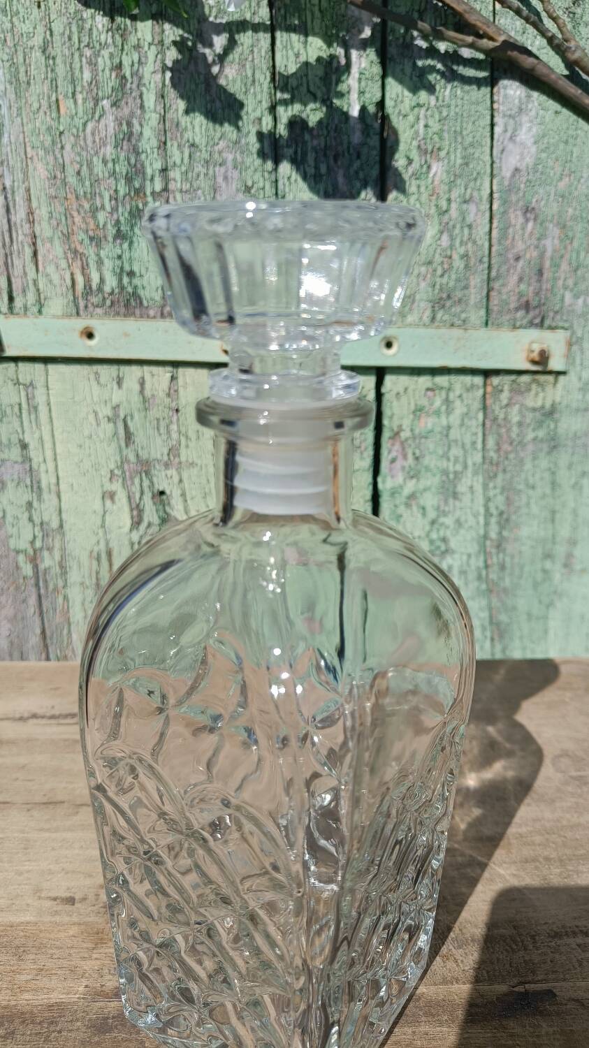 Vintage glass carafe