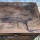 Antique Louis XV low chestnut sideboard with 2 doors and 1 drawer.