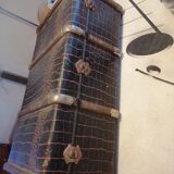 Old 1930s crocodile effect suitcase
