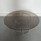 Table basse en verre fumé, années 1980
