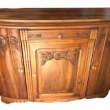 Low art nouveau sideboard in walnut