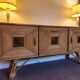 Sideboard in a row in rattan by Adrien Audoux and Frida Minet