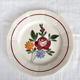 Set de 10 assiettes plates Sarreguemines, modèle Chatenois