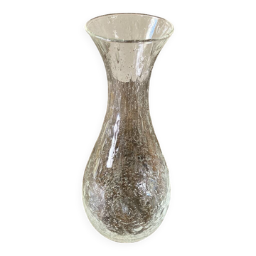 Vase en verre bullé de Biot, ca. 1980