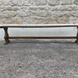 Antique oak bench