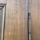 Rustic cabinet vintage fir paint original Alsace 1900s