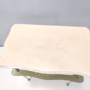 Pair of White Lacquered Nightstands with Marble Tops and Glass Shelves, Italy