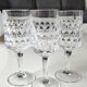 Lot 7 x Verres à vin. Peill & Putzler. Modèle Granada. En cristal.
