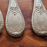 Christofle - Set of 12 dessert forks model Trianon in metal