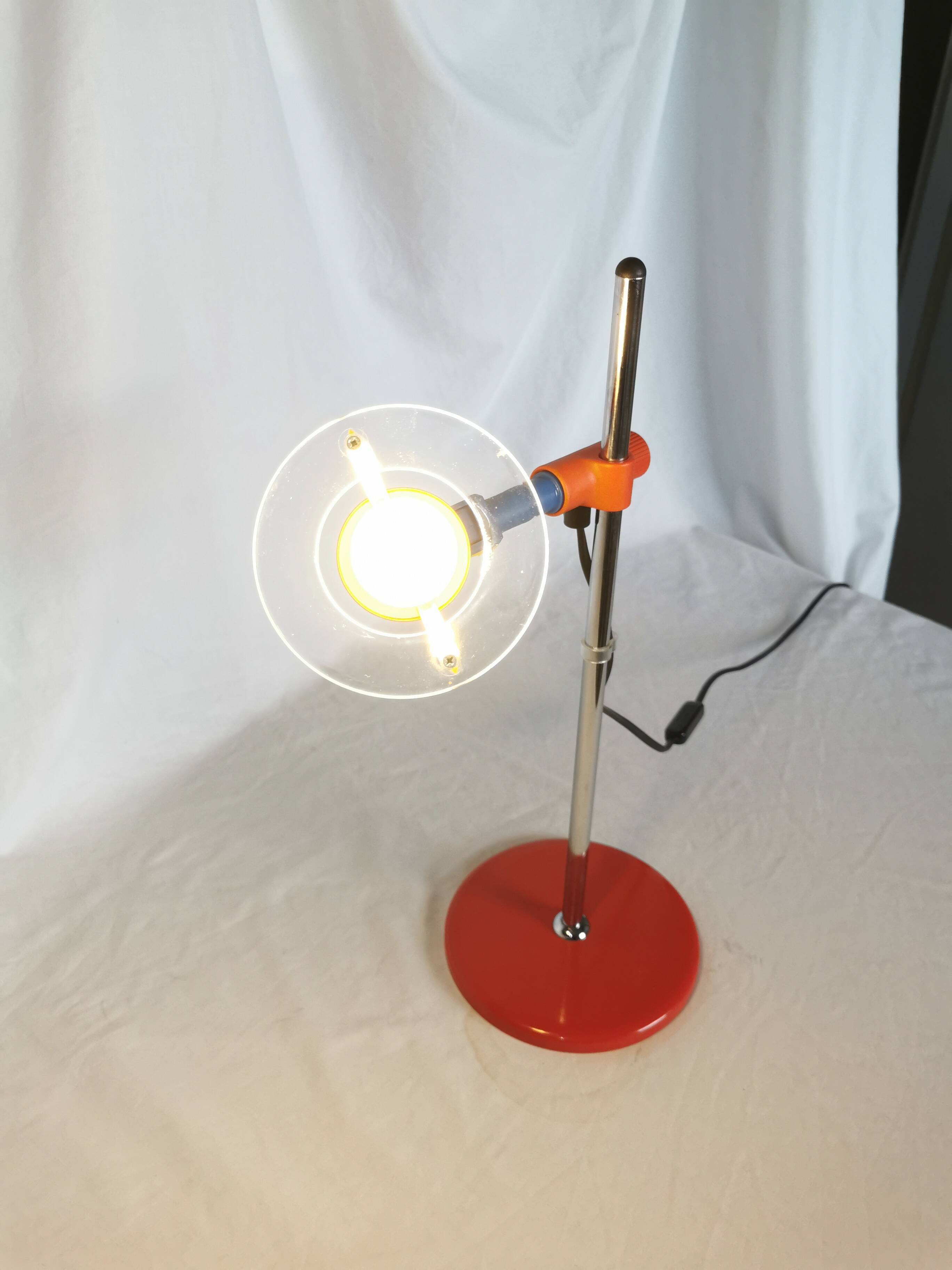 Multicolored spot lamp, postmodern, 1980
