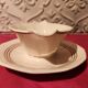 Armelle sauce boat Sarreguemines hand-painted