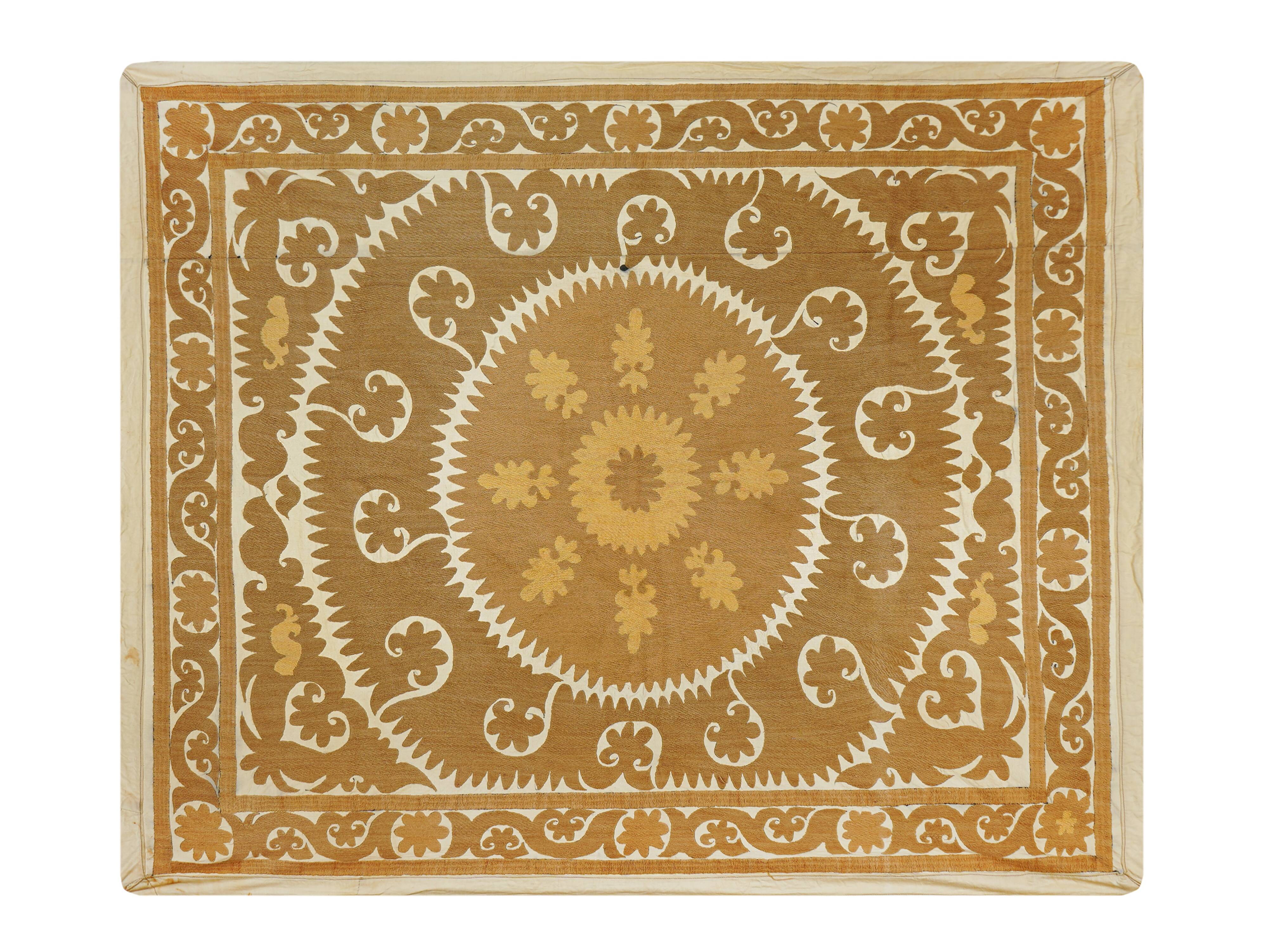 Hand-knotted rug, vintage Turkish rug 113x134 cm