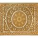 Hand-knotted rug, vintage Turkish rug 113x134 cm