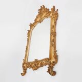 Timeless decorative rococo style gilted mirror in resin, Belgium 1950s