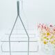 6 polka dot juice glasses in carrier