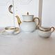 Impeccable Haviland Limoge coffee or tea service in fine porcelain and/or 24 carat