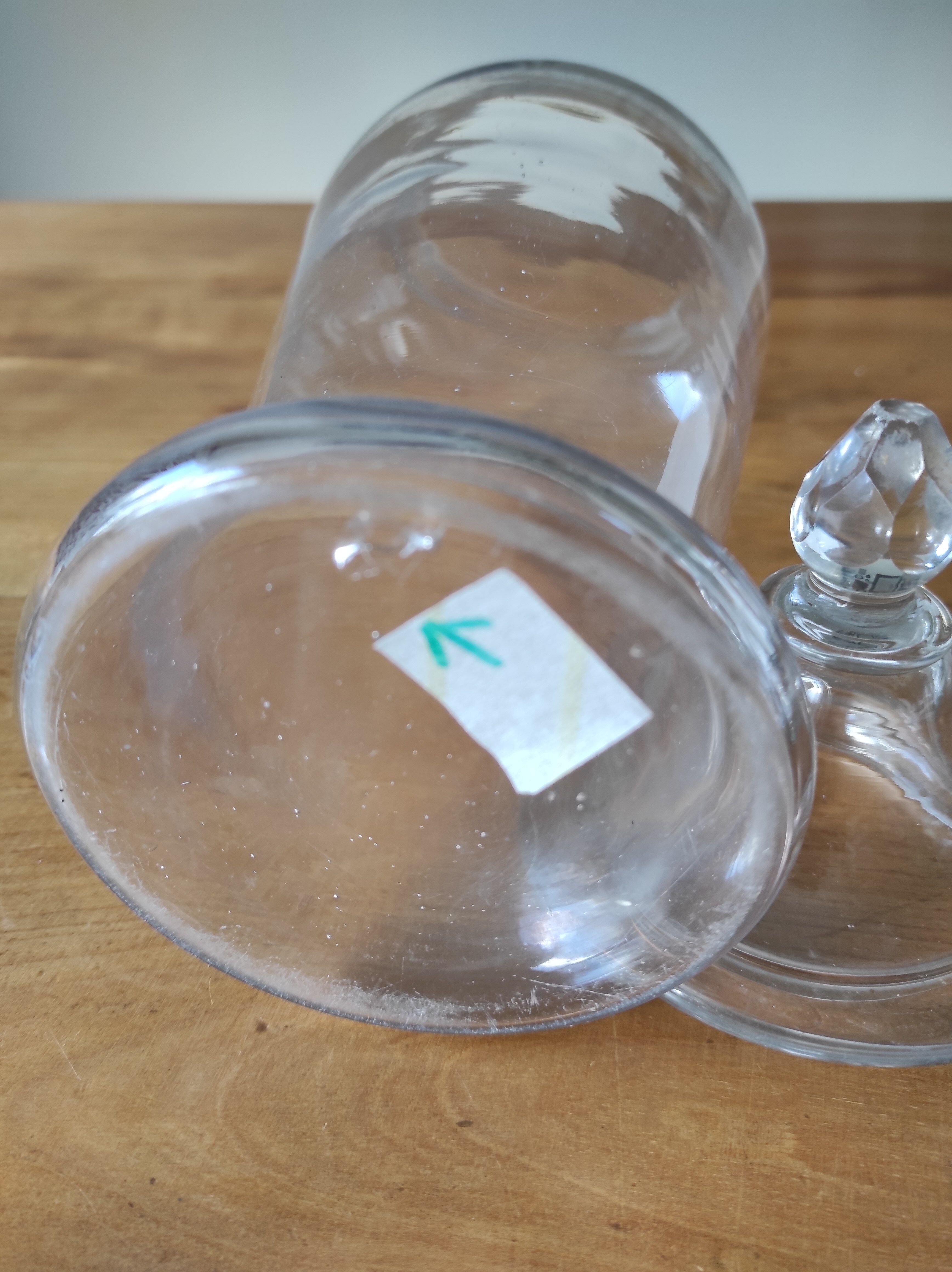 Old jar candy box with lid