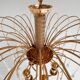 Italian Cascata chandelier with Murano drops, 1970s