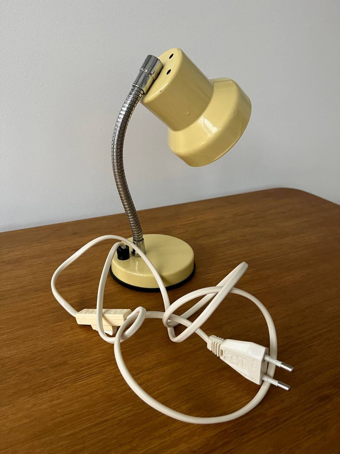 Mini lampe de bureau en métal vintage