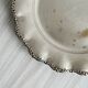 Shiny antique metal plate