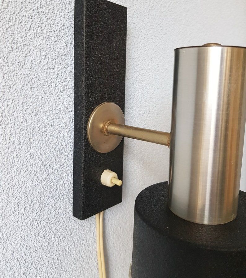 Table lamp tripod vintage Danish design, 1960