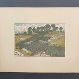 Lithographie par Henri Rivière
