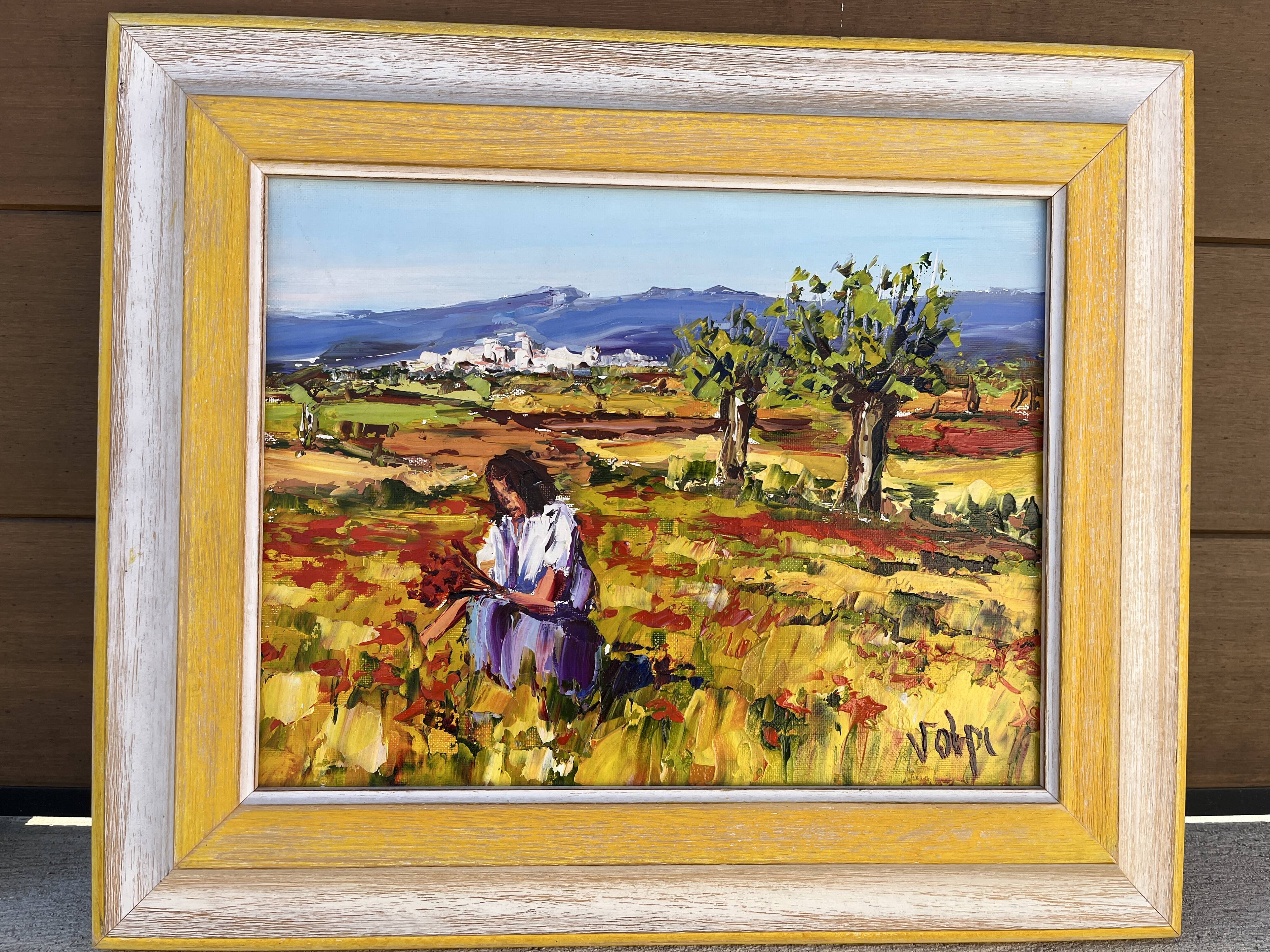 Provençal painting signed Volpi