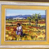 Provençal painting signed Volpi