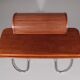 Italian design “Maia” walnut desk by Giotto Stoppino for Bernini, 1960s