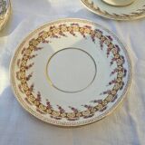 Tasses porcelaine opaque Gien début Xxieme