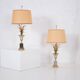 Paire de lampes Médicis style Maison Jansen.