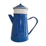Cafetière émaillée bleue