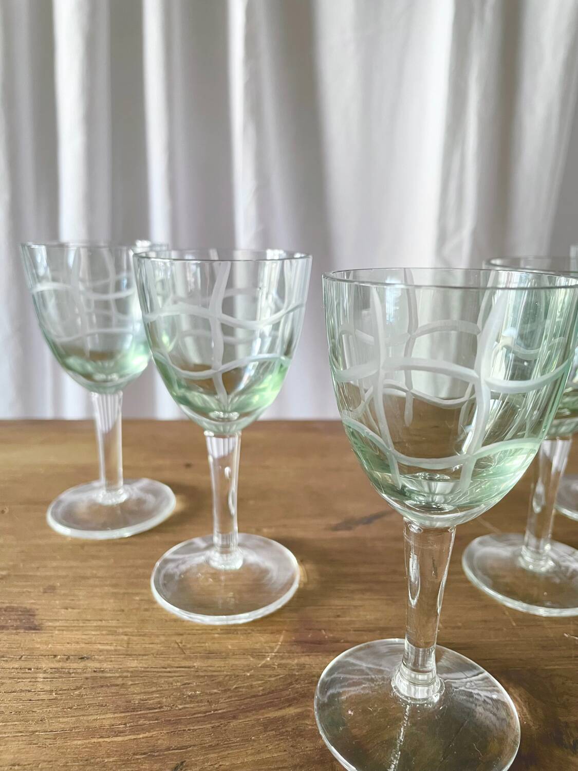 Verres Art déco