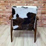 Renovated Armchair 1960s, PRL, vintage, Henryk Lis, Fox