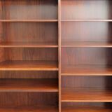 Bibliothèque scandinave en palissandre, Danemark années 1960