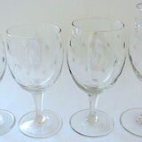 Service art deco 24 stemware crystal